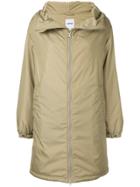 Aspesi Oversized Hooded Raincoat - Brown