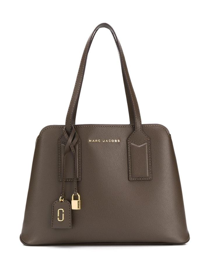 Marc Jacobs The Editor Logo Tote Bag - Brown