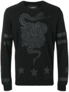Hydrogen Motif Sweatshirt - Black