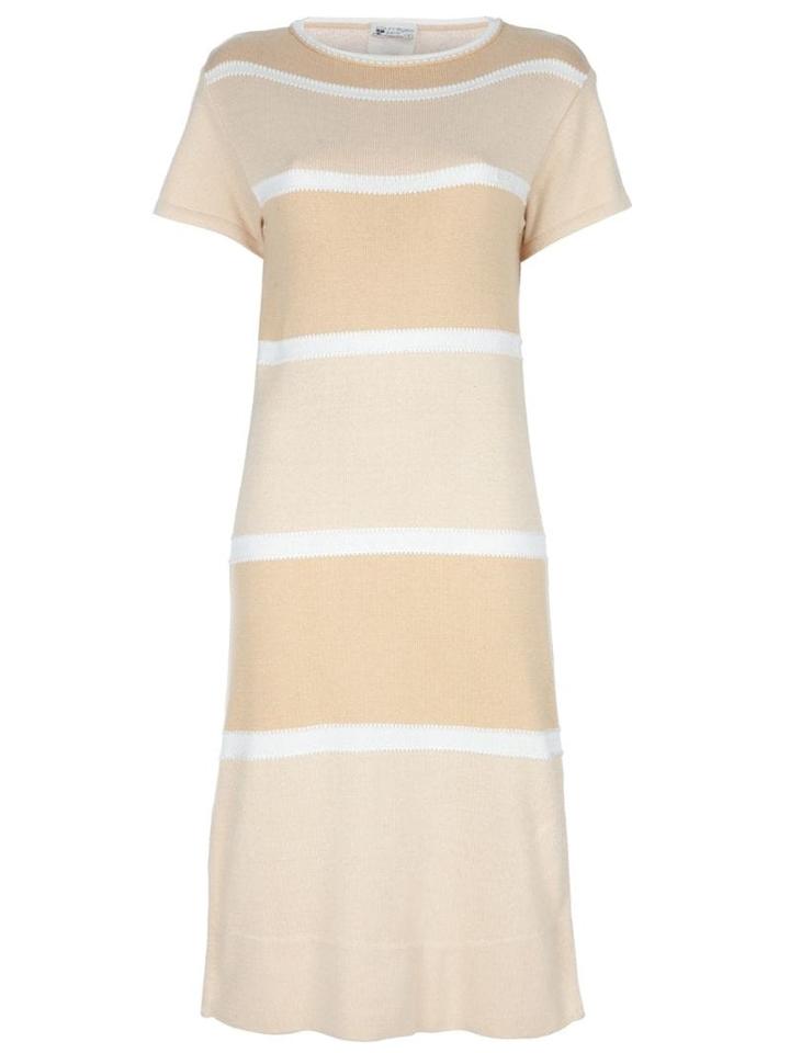 Courrèges Pre-owned Striped Dress - Neutrals