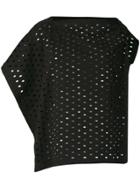 Junya Watanabe Asymmetric Cut Out T-shirt - Black