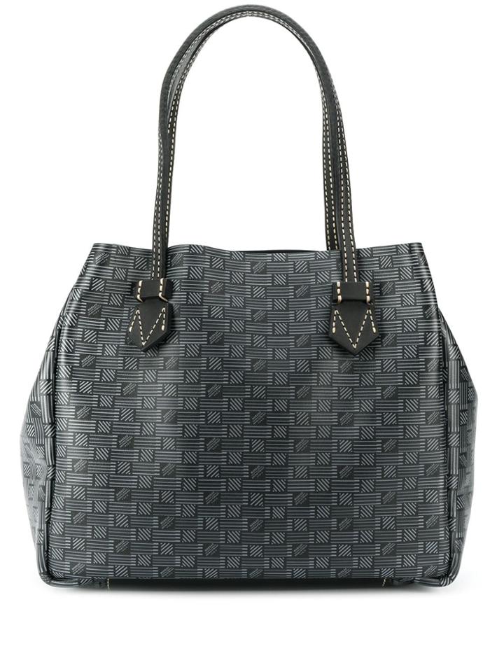 Moreau Logo Print Tote Bag - Black