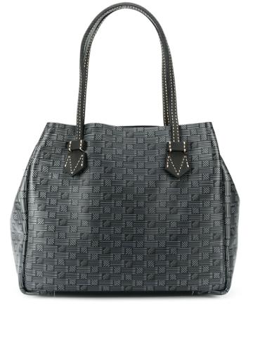 Moreau Logo Print Tote Bag - Black
