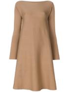 Roberto Collina Knitted Shift Dress - Nude & Neutrals