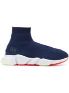 Balenciaga Speed Low Sneakers - Blue