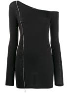 Nº21 Embellished Off Shoulder Sweater - Black
