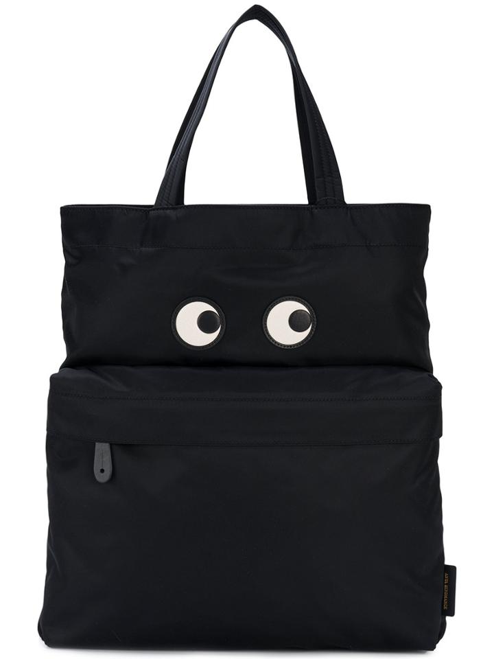 Anya Hindmarch Eyes Tote - Black