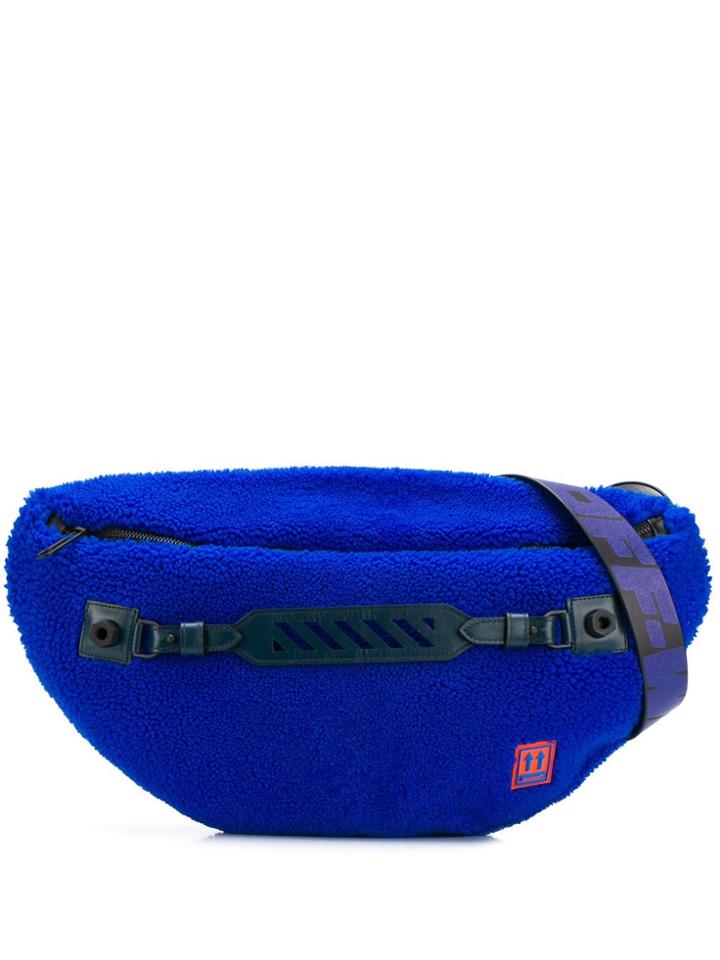 Off-white Oversized Belt Bag - Blue