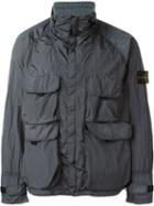 Stone Island Cargo Jacket, Men's, Size: L, Grey, Polyamide/polyurethane Resin