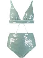 Oseree Sequin Bikini - Green
