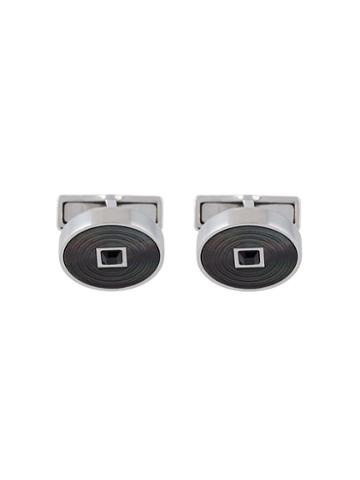 Canali Bejeweled Round Cufflinks