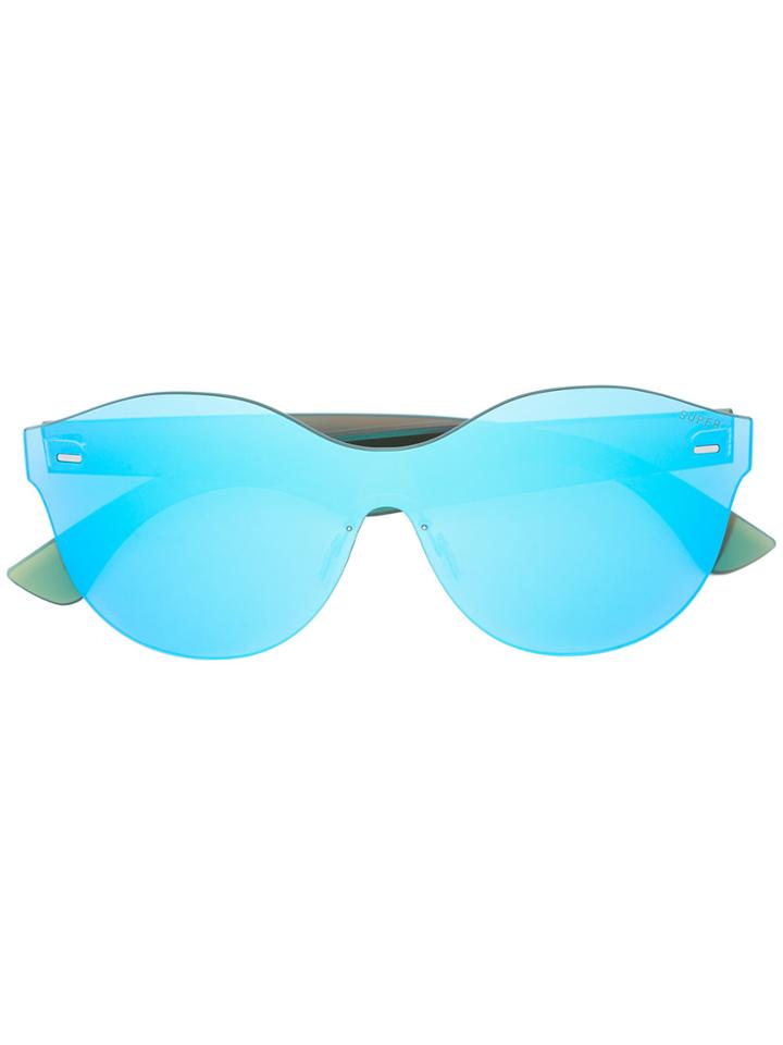 Retrosuperfuture Tinted Frameless Sunglasses - Blue