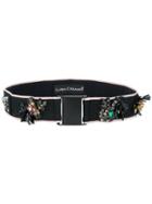 Luisa Cerano Embellished Belt - Black