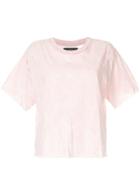 Amiri Distressed Boxy T-shirt - Pink