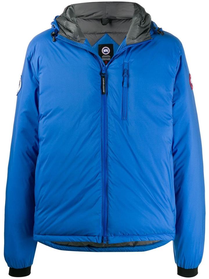 Canada Goose Hooded Zip Jacket - Blue