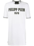 Philipp Plein Oversized Round Neck T-shirt - White
