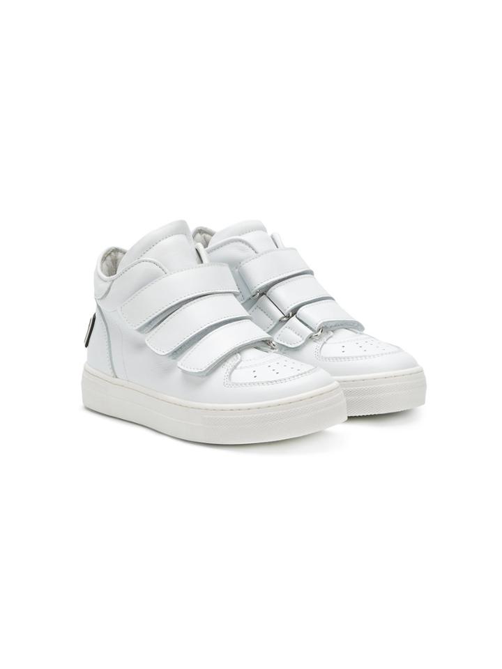 No21 Kids Hi-top Sneakers - White