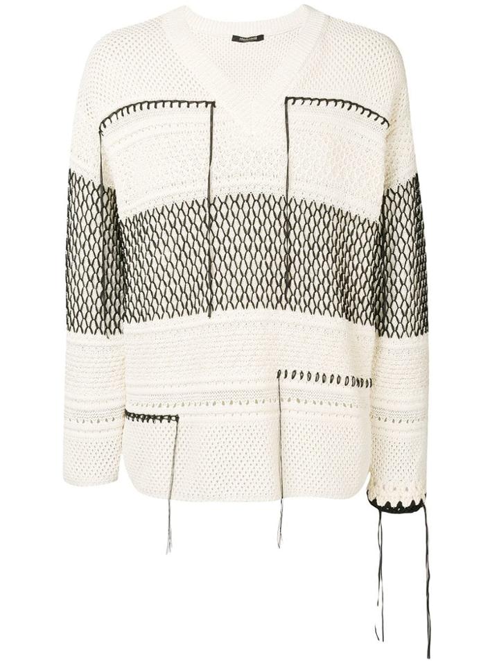 Roberto Cavalli Asymmetric Jumper - Neutrals
