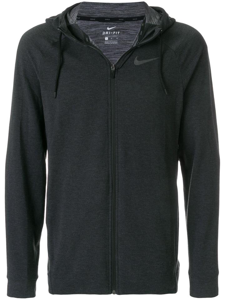 Nike Dri-fit Zipped Hoodie - Grey