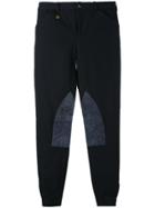 Ralph Lauren Knee Patches Skinny Trousers - Blue