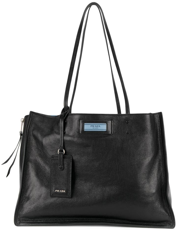 Prada Etiquette Shopper Tote - Black
