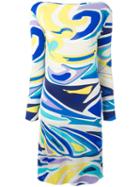 Emilio Pucci Printed Fitted Dress, Women's, Size: 44, Viscose/silk