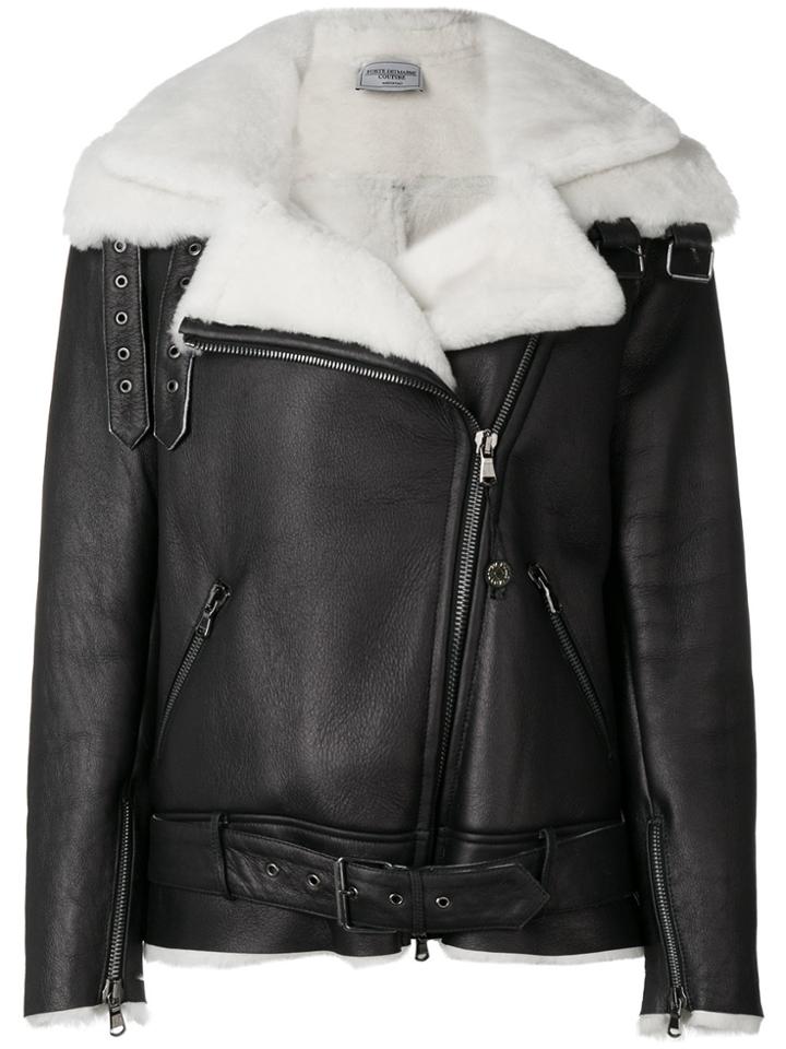 Forte Dei Marmi Couture Buckled Jacket - Black