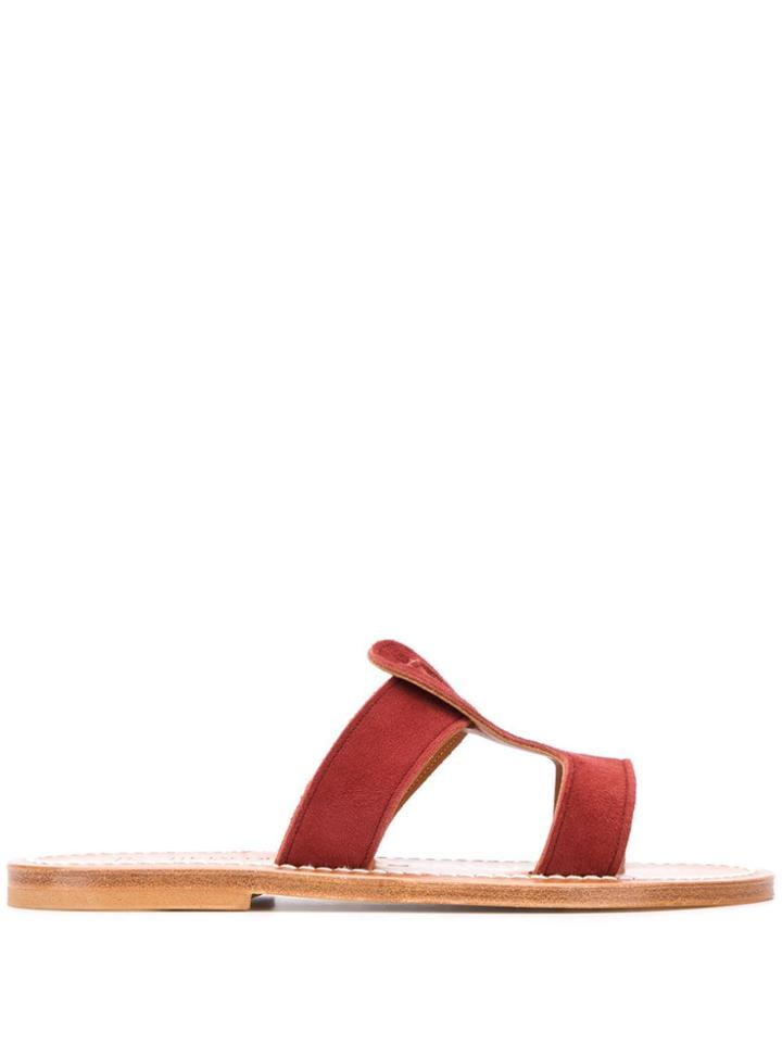 K. Jacques Rhea Slides - Red