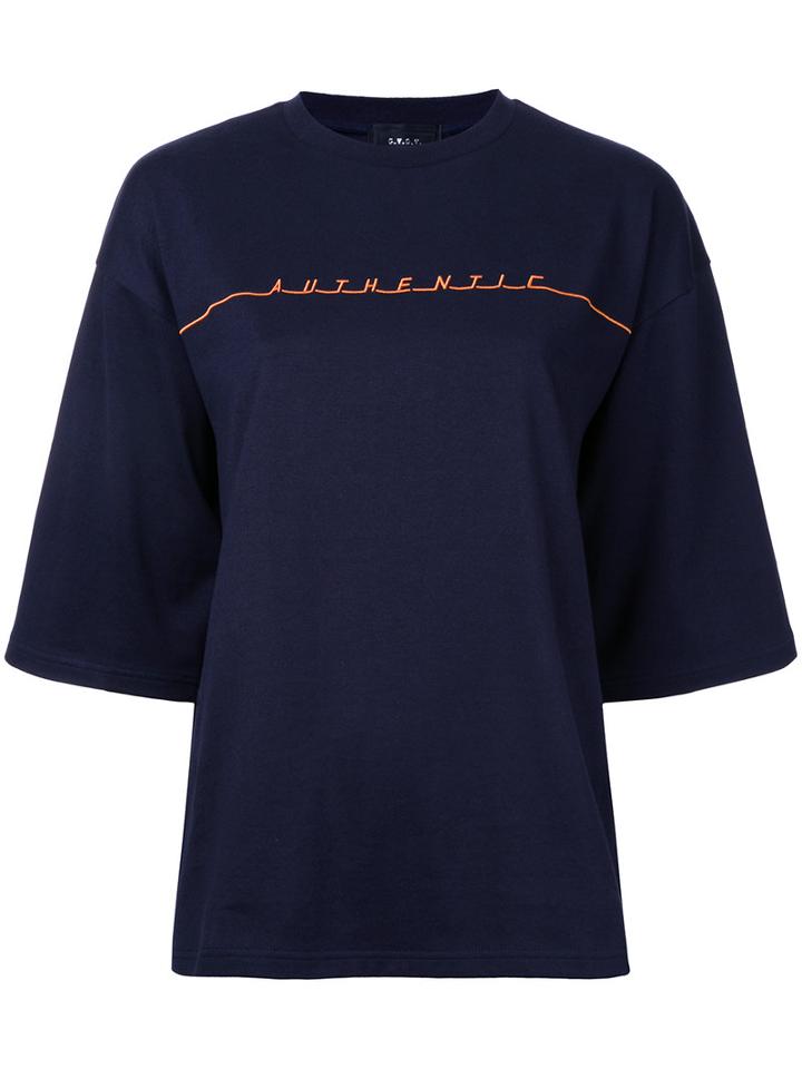 G.v.g.v. Authentic T-shirt, Women's, Blue, Cotton