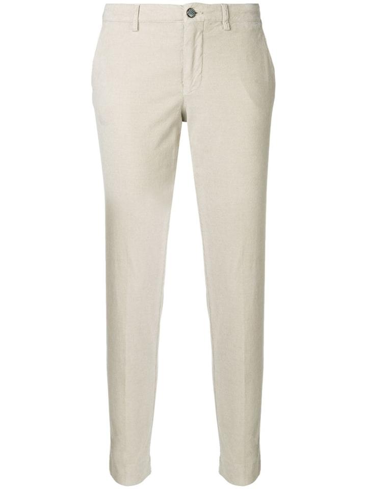 Berwich Corduroy Slim Trousers - Neutrals