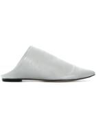 Sigerson Morrison Metallic Pointed Mules