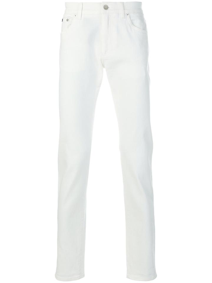 Dolce & Gabbana Tapered Jeans - White