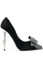 Philipp Plein Decollete Bow Pumps - Black
