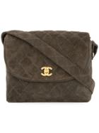 Chanel Vintage Cc Flap Shoulder Bag - Grey