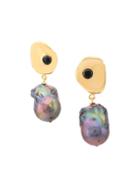 Lizzie Fortunato Jewels Charm Detail Earring - Purple