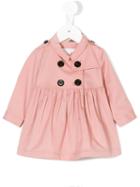 Burberry Kids - Stretch Trench Dress - Kids - Cotton/spandex/elastane - 36 Mth, Pink/purple