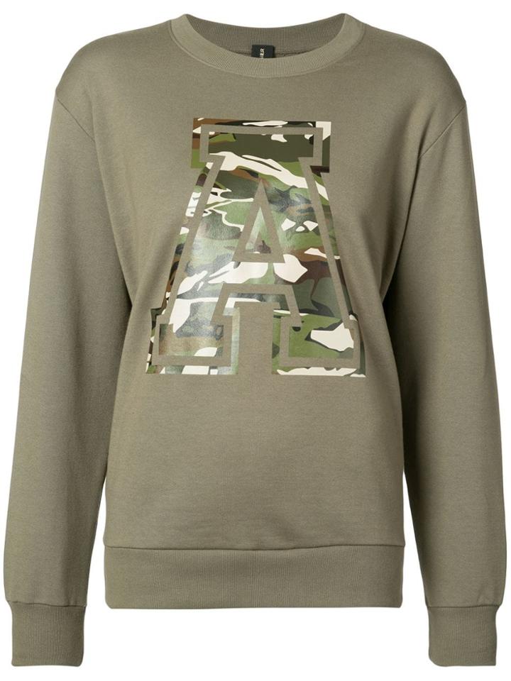 Alexandre Vauthier 'a' Sweatshirt - Green