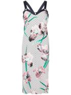 Fleur Du Mal Printed Midi Dress - White