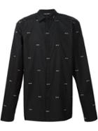 Neil Barrett Wtf Shirt, Men's, Size: 44, Black, Cotton