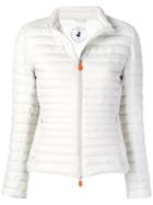 Save The Duck Slim-fit Padded Jacket - Neutrals