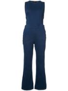 3x1 - Denim Jumpsuit - Women - Cotton/polyester/spandex/elastane - M, Blue, Cotton/polyester/spandex/elastane