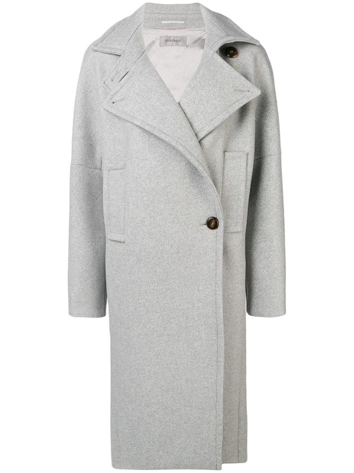 Sportmax Oversized Coat - Grey