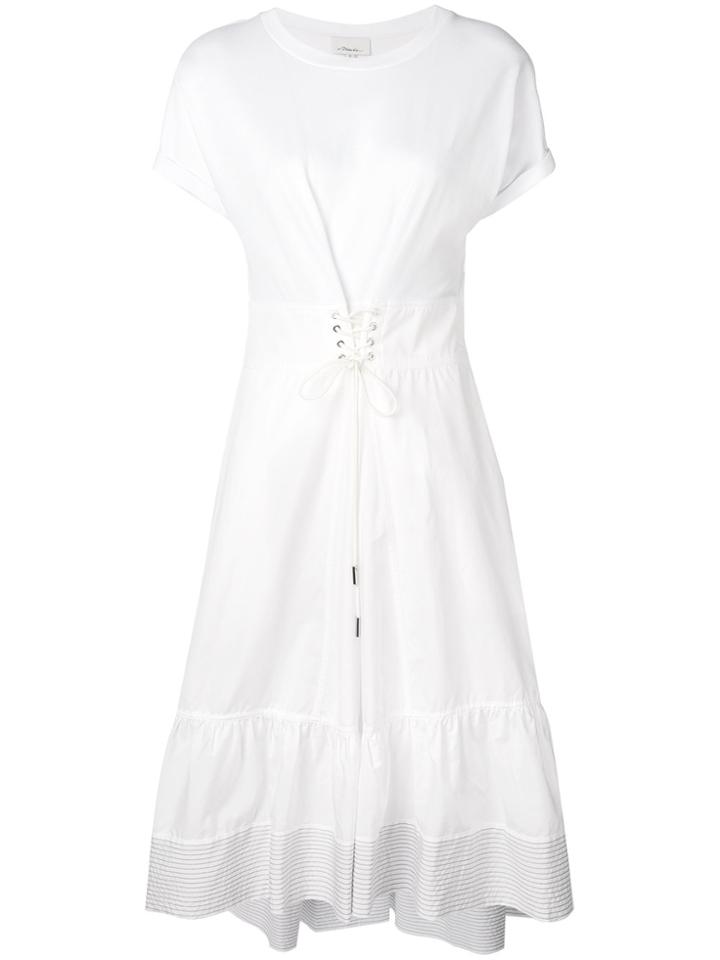 3.1 Phillip Lim Flared Midi Dress - White