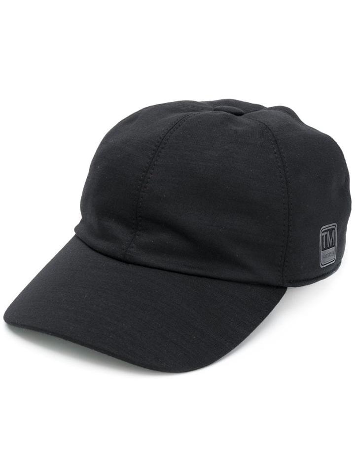 Z Zegna Techmerino&trade; Jersey Baseball Cap - Black