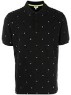 Kenzo Embroidered Letters Polo Shirt - Black