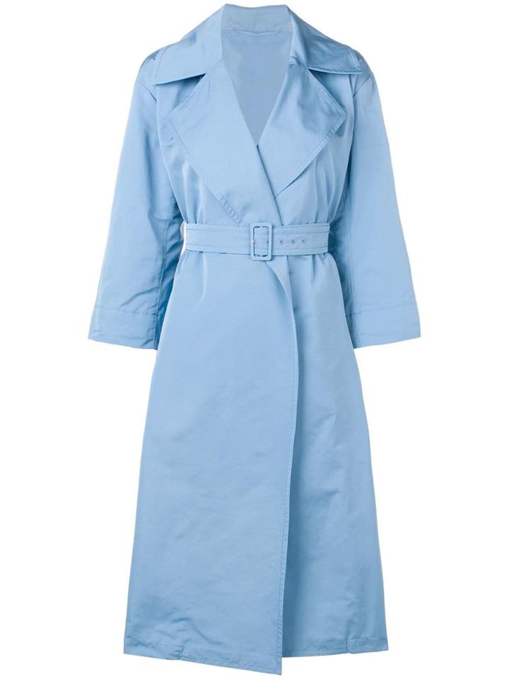 's Max Mara Trench Coat - Blue