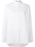 Victoria Beckham Button-up Shirt, Women's, Size: 14, White, Cotton