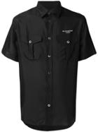 Givenchy Logo Button-up Shirt - Black