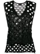 Lost & Found Ria Dunn Net Tank - Black