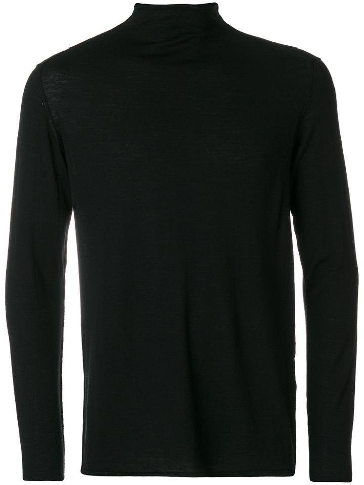 Transit High Neck Jumper - Black